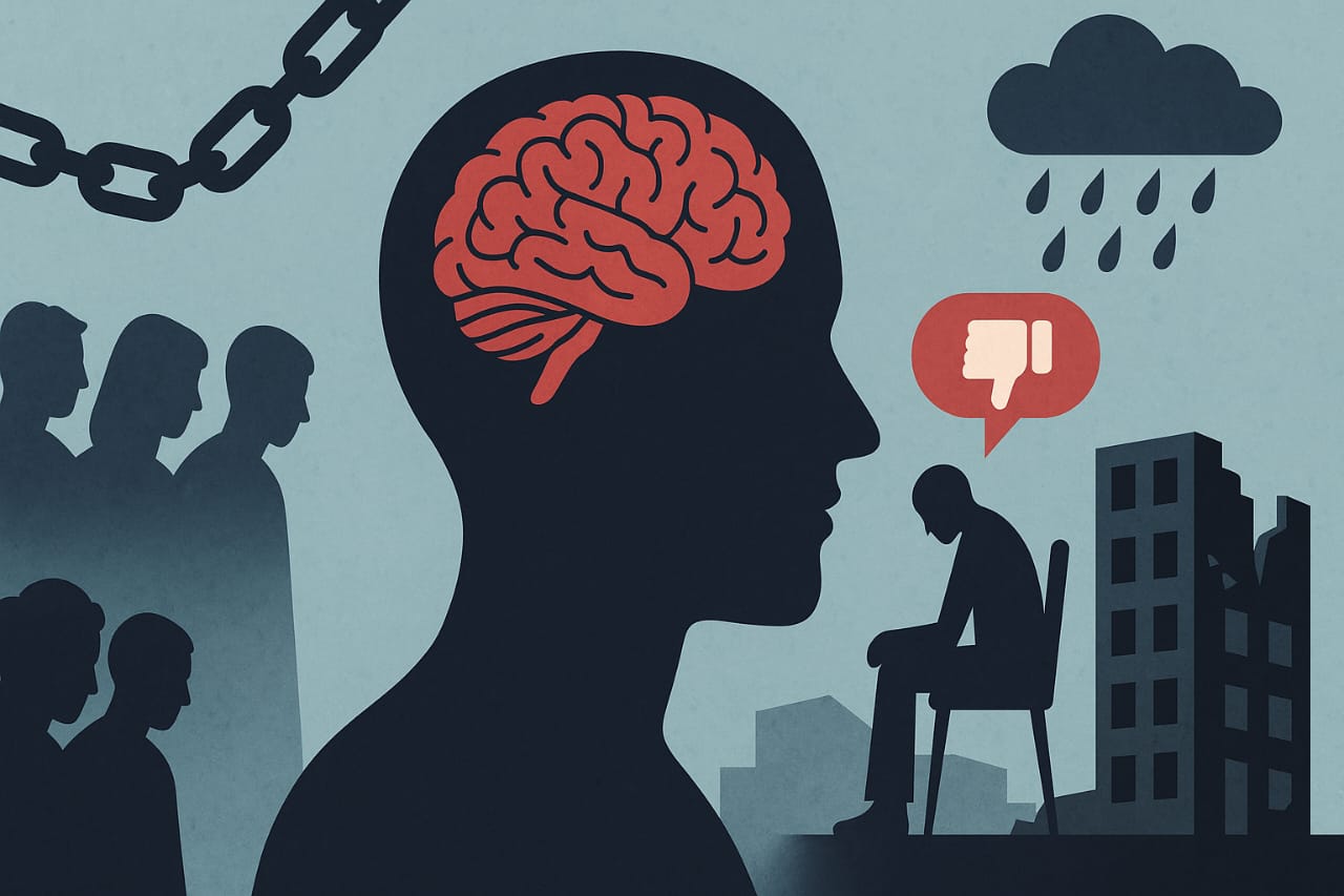 ذہنی صحت( مینٹل ہیلتھ )ایک سماجی مسئلہ ہے