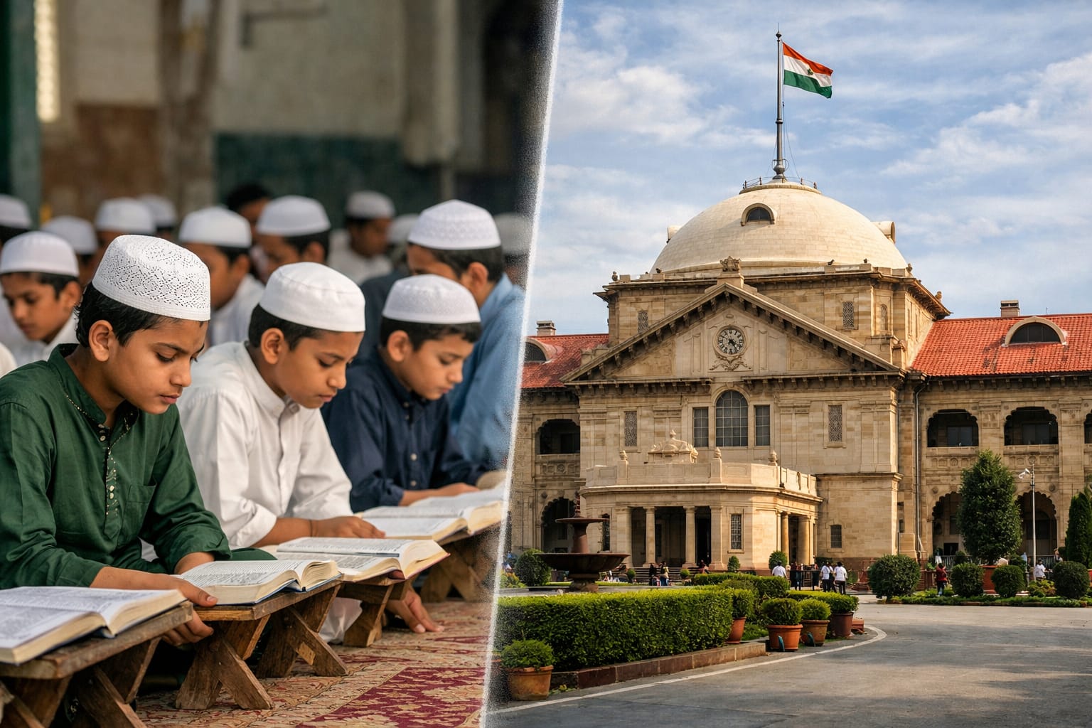 الہ آباد ہائی کورٹ کا یوپی حکومت سے جواب طلب، معطل شدہ مدارس کو امداد دینے کی پالیسی پر سوال