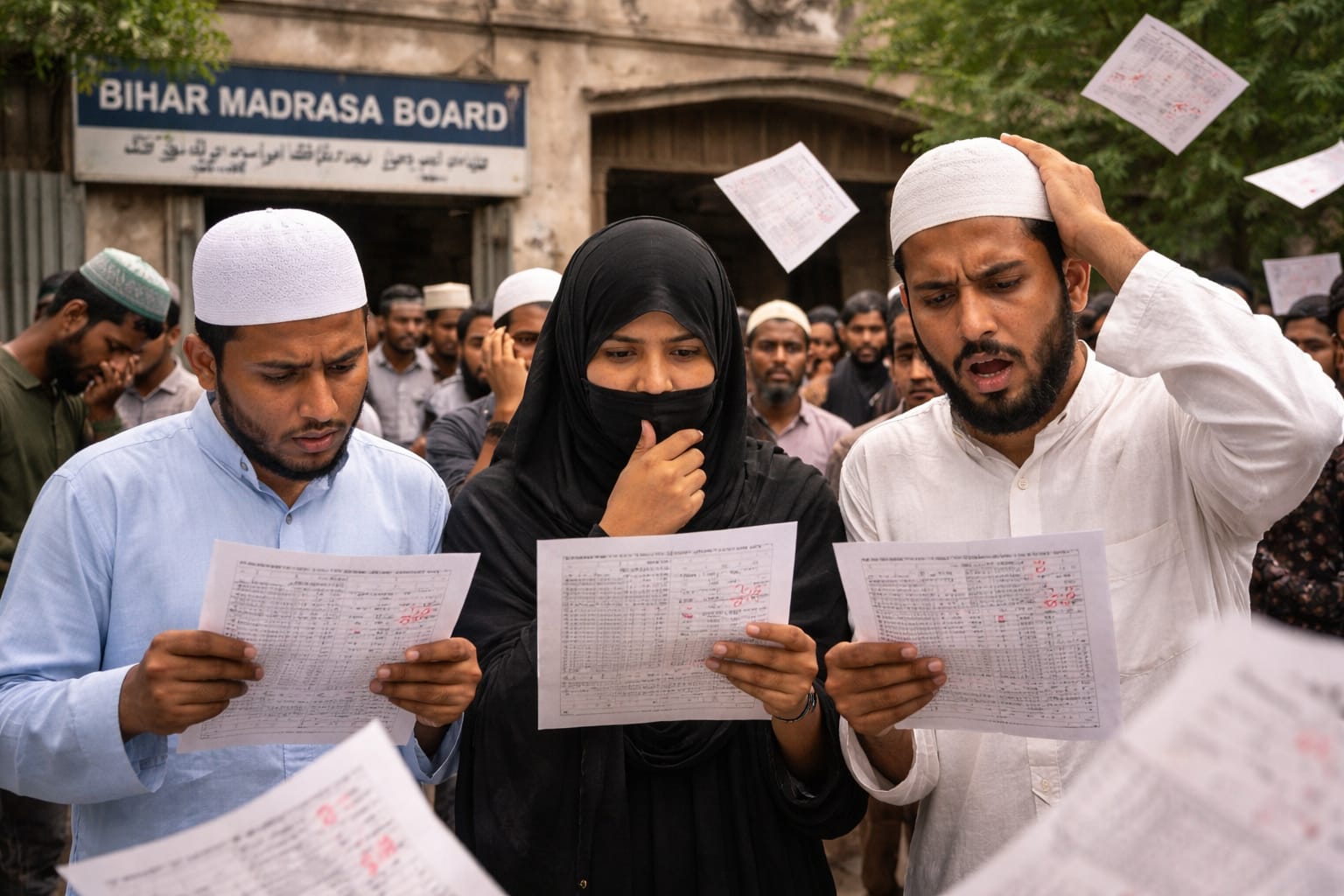 بہار مدرسہ بورڈ نتائج: 70 فیصد کی حد، ٹاپرس لسٹ غائب، طلبہ کے مستقبل پر سوال