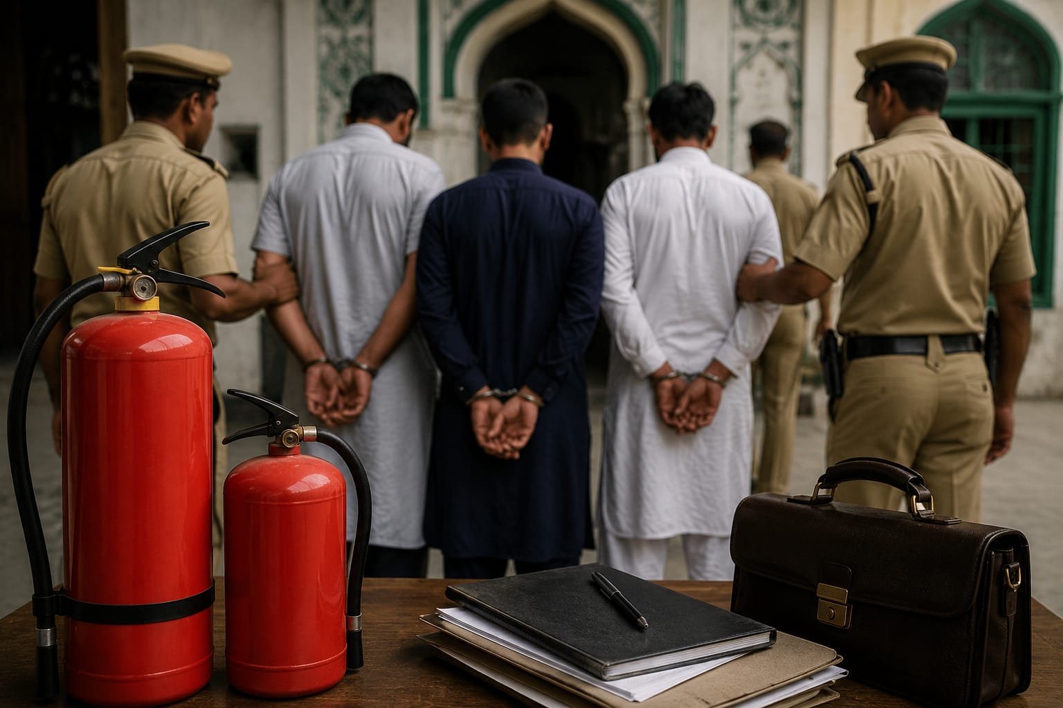 اترپردیش: سرکاری کارروائی کے نام پر مدارس سے جبری وصولی کرنے والے تین ملزمان گرفتار